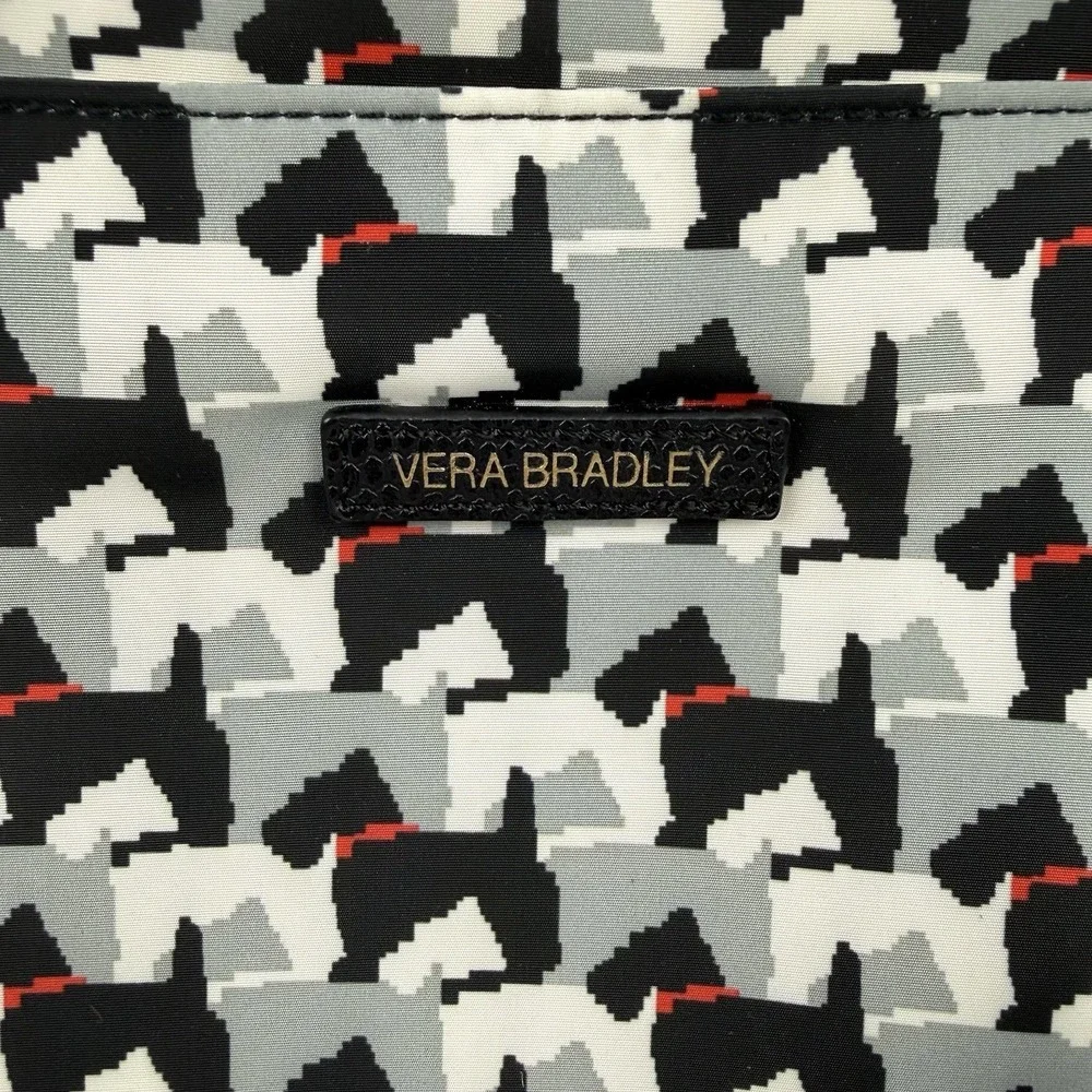 Vera Bradley Scottie Dog Tote Bag‎ Nylon Canine Doggie Handbag Used Once